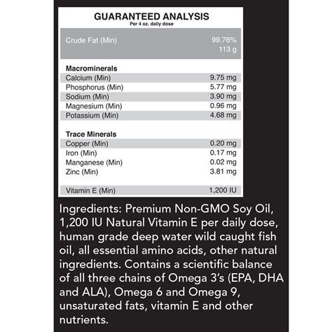 omega ingredients|ingredients omega xl.